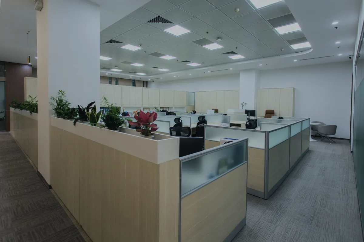 Open-plan office