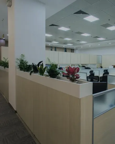 Open-plan office