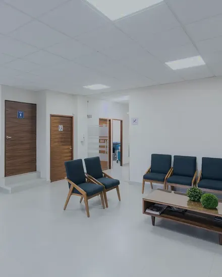Practice waiting room